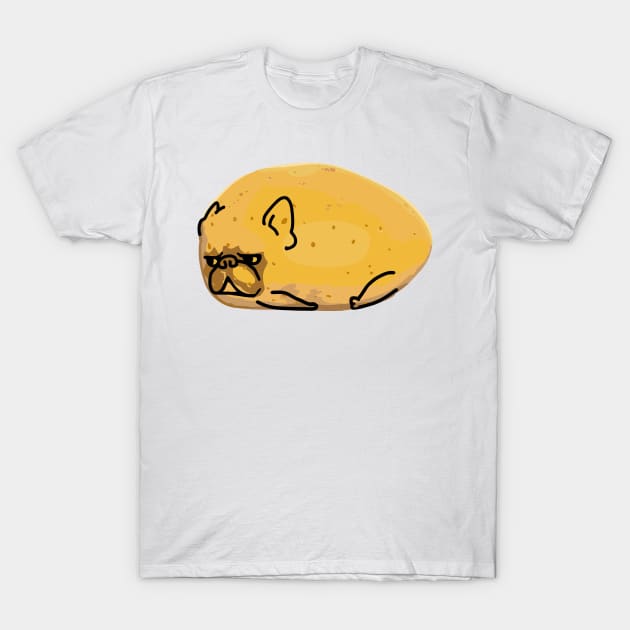 Frenchie Potato T-Shirt by huebucket